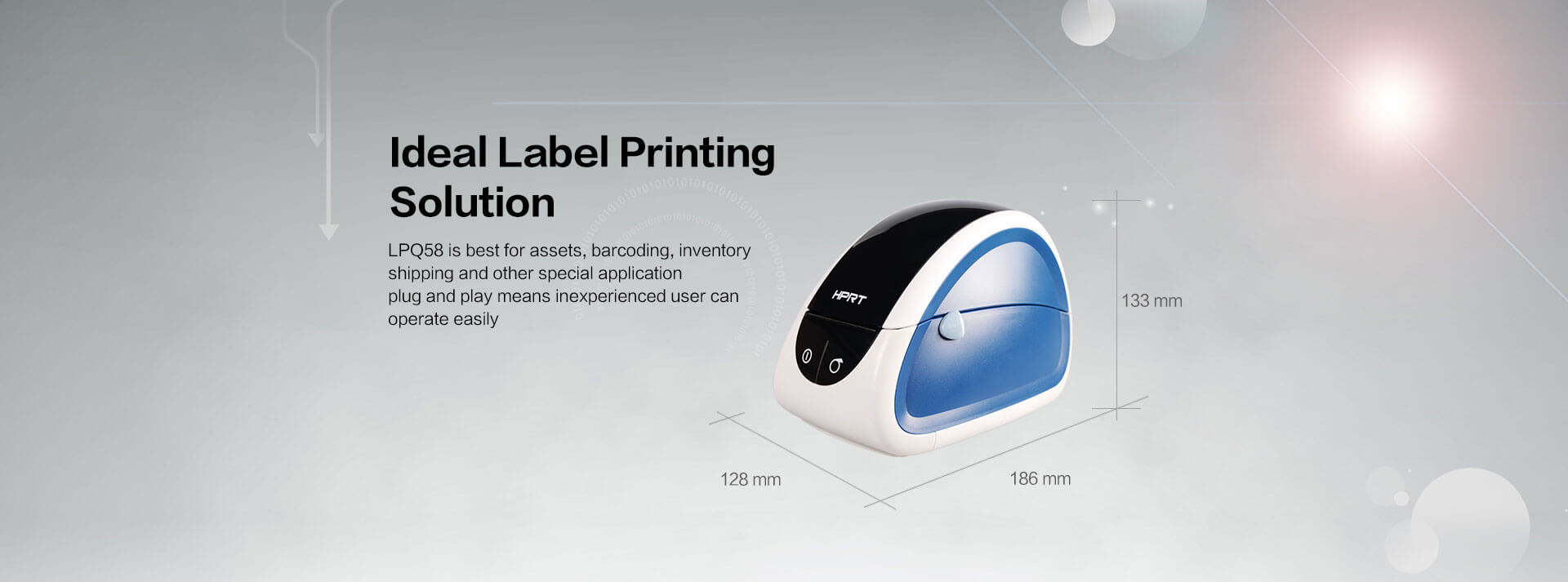 HPRT LPQ58 label printer